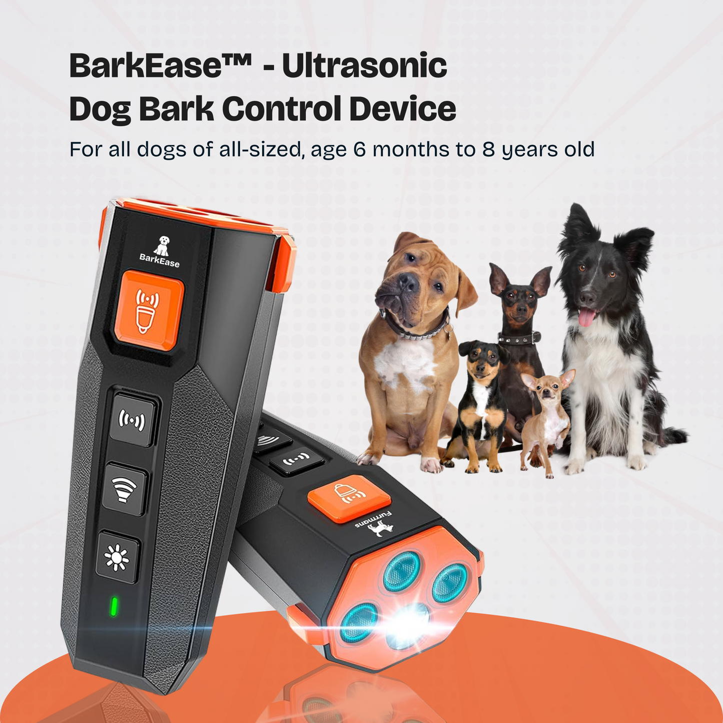 BarkEase™ - Ultrasonic Dog Bark Control Device (50% OFF)