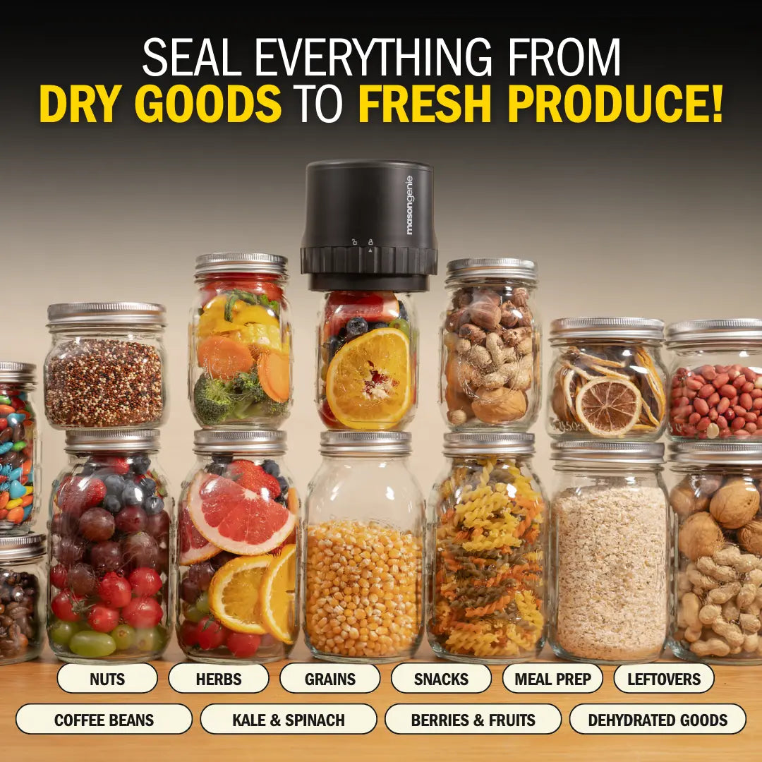 Mason Genie™ - Vacuum Sealer Kit (50% OFF)