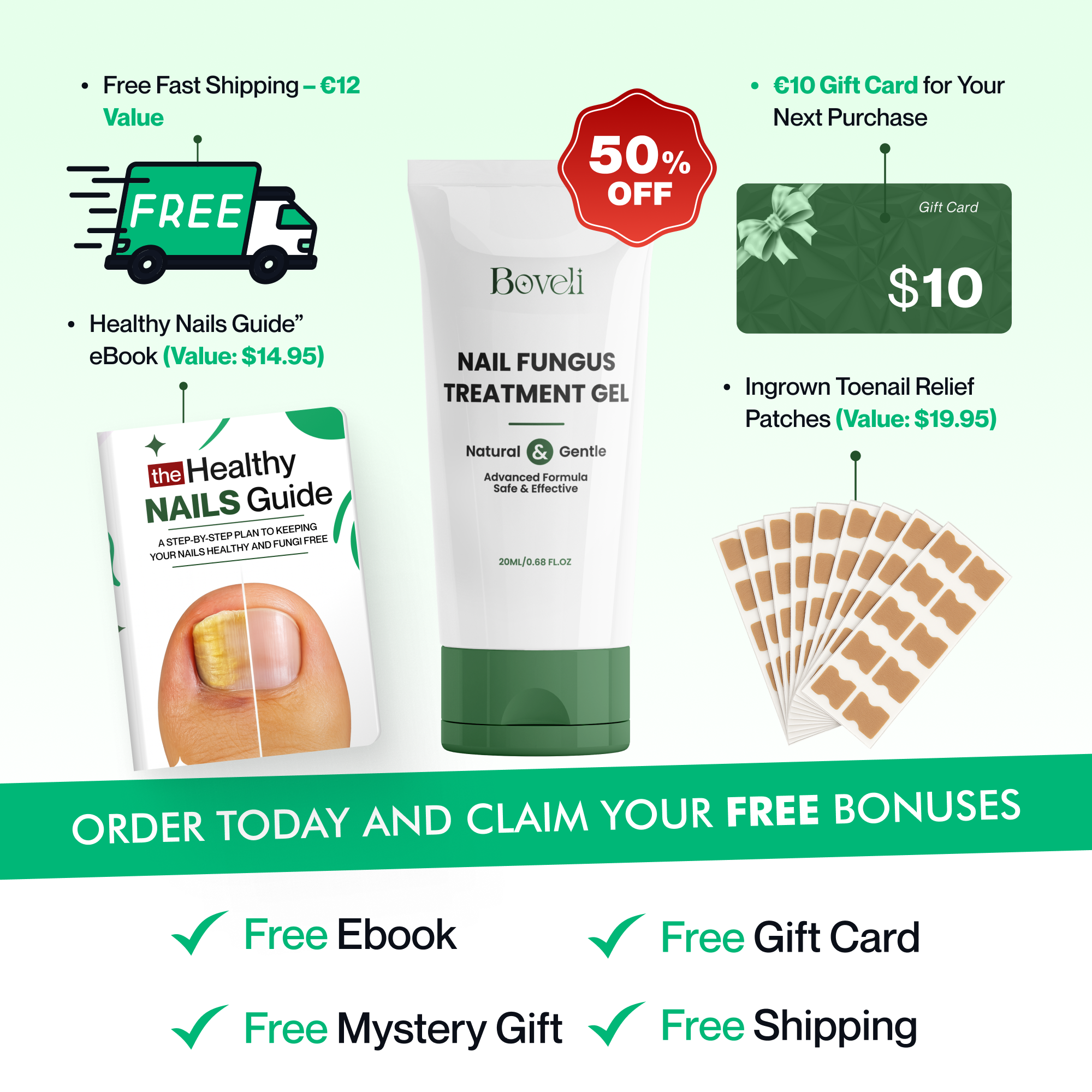 Boveli - Nail Fungus Treatment Gel