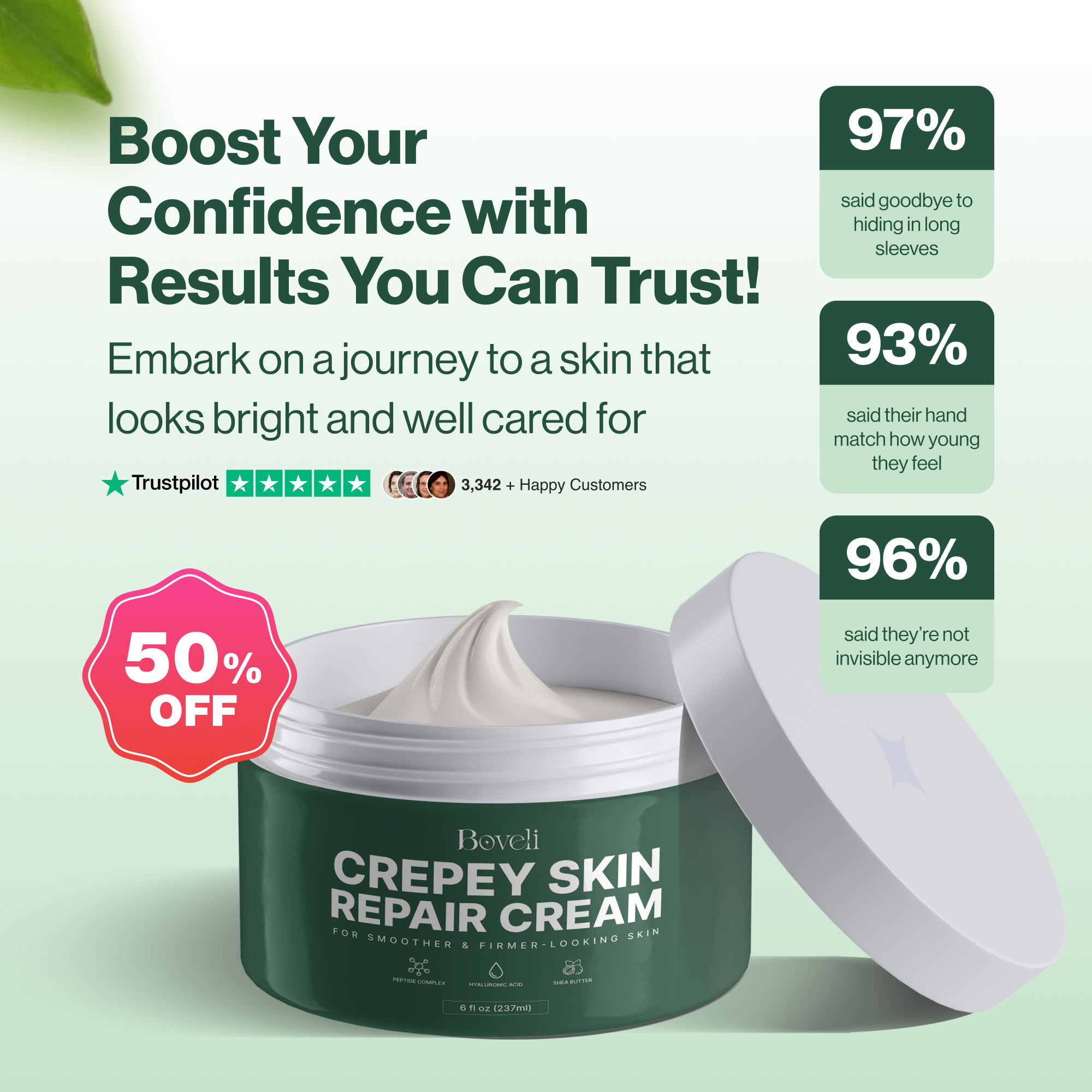 Boveli Crepey Skin Repair Cream