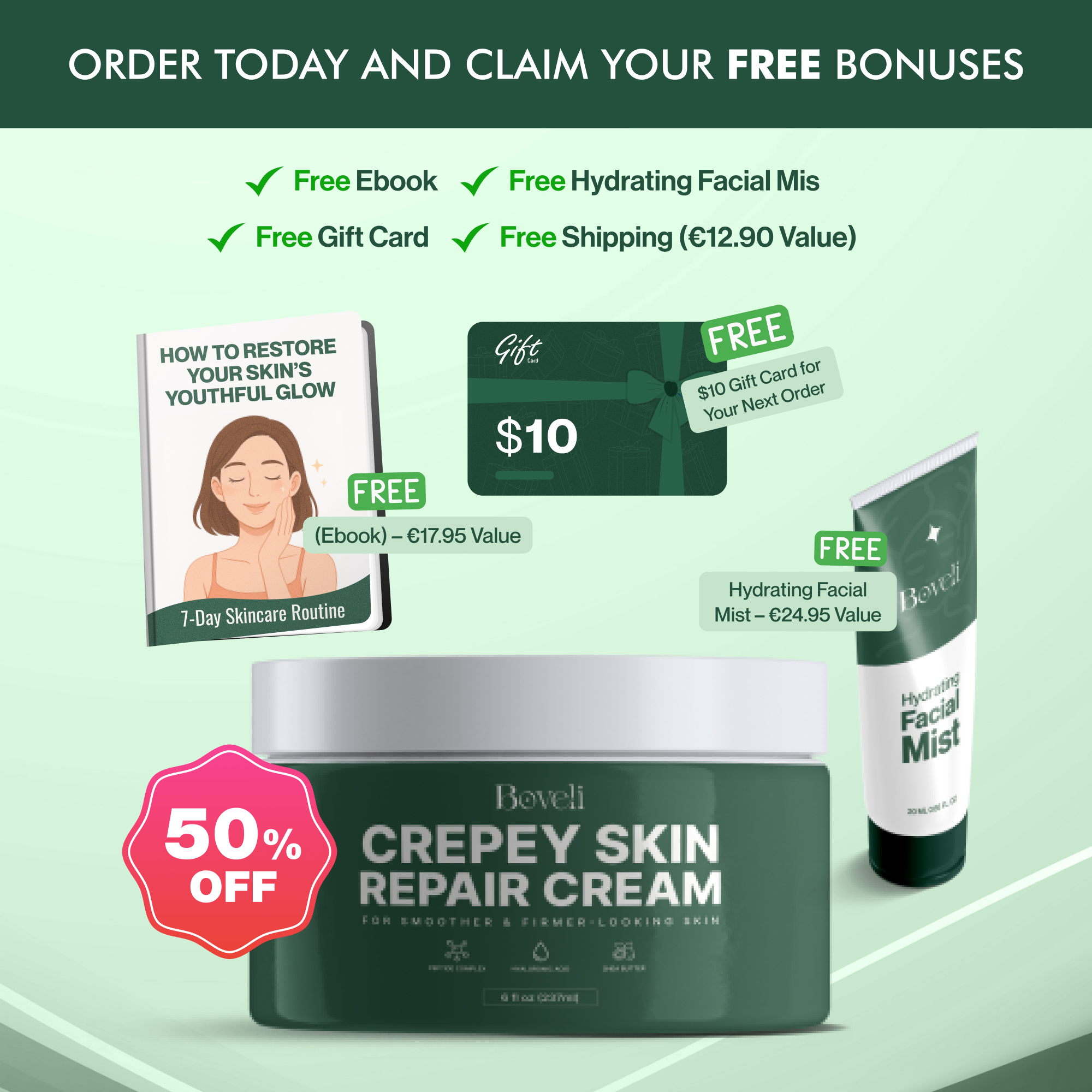 Boveli Crepey Skin Repair Cream