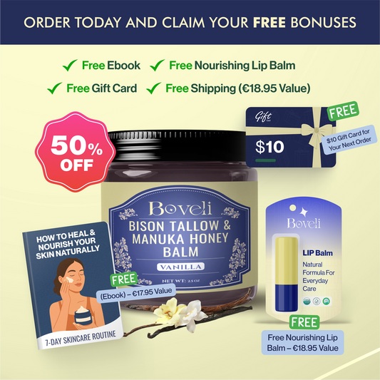 Boveli Bison Tallow & Manuka Honey Balm (50% OFF)