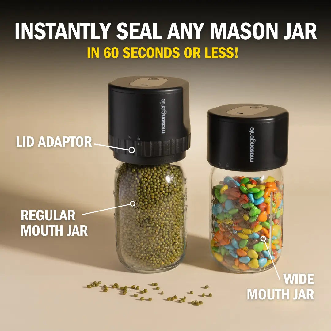 Mason Genie™ - Vacuum Sealer Kit (50% OFF)