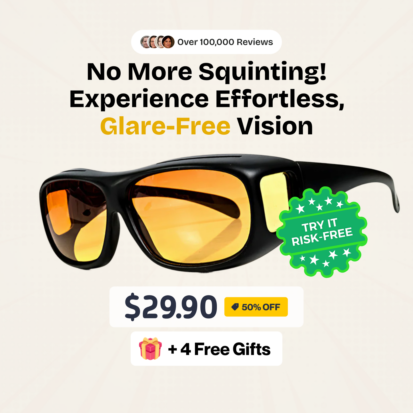 Klavity™ - Polarized Headlight Glasses (50% OFF)